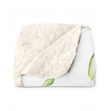 Load image into Gallery viewer, Whimsical Woodland Easter Bunny Sherpa Blanket