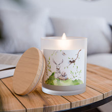 Load image into Gallery viewer, Easter Bunny Frosted Glass Candle, 11 oz