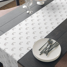 Load image into Gallery viewer, White Easter Bunny Table Runner, 16 x 72 In