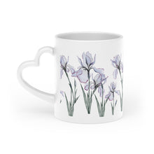 Load image into Gallery viewer, Iris Mug With Heart Handle, 11 Oz