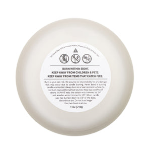 Easter Bunny Frosted Glass Candle, 11 oz