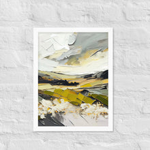 Load image into Gallery viewer, Framed Abstract Landscape Print, 12&quot; x 16&quot;