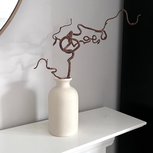 Cream Textured Vase - LOW STOCK