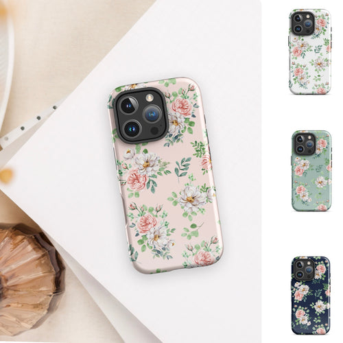 Rose Print Tough Case for iPhone®