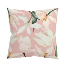 Load image into Gallery viewer, Pink Tulip Cushion Cover, 18&quot; x 18&quot;