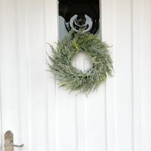 Load image into Gallery viewer, Faux Snowy Christmas Wreath