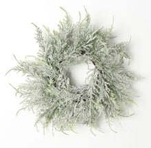 Load image into Gallery viewer, Faux Snowy Christmas Wreath