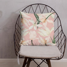 Load image into Gallery viewer, Pink Tulip Cushion Cover, 18&quot; x 18&quot;