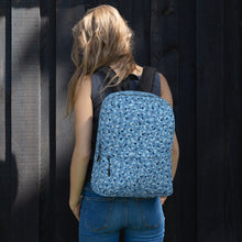 Load image into Gallery viewer, Blue Ditsy Floral Backpack