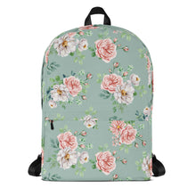Load image into Gallery viewer, English Rose Patterned Backpack [ 4 Colours]