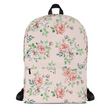 Load image into Gallery viewer, English Rose Patterned Backpack [ 4 Colours]