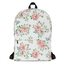 Load image into Gallery viewer, English Rose Patterned Backpack [ 4 Colours]