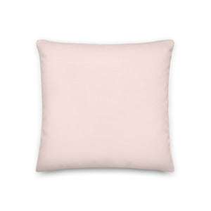 Pink & White English Rose Patterned Cushion Cover, 18" x 18"
