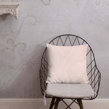 Load image into Gallery viewer, Pink &amp; White English Rose Patterned Cushion Cover, 18&quot; x 18&quot;