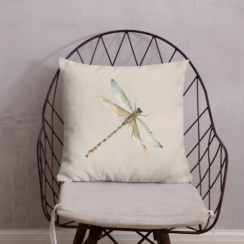 Watercolour Dragonfly Cushion Cover, 18