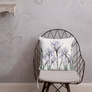 Iris Linen Feel Cushion Cover, 18" x 18"