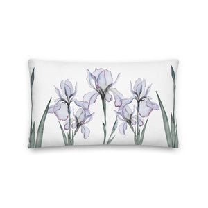 Iris Linen Feel Rectangular Cushion Cover, 20" x 12"