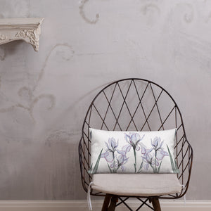 Iris Linen Feel Rectangular Cushion Cover, 20" x 12"