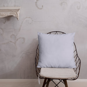 Large Iris Purple Linen Feel Cushion Cover, 22" x 22"