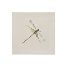 Load image into Gallery viewer, Watercolour Dragonfly Cushion Cover, 18&quot; x 18&quot;