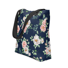 Load image into Gallery viewer, Rose Print Tote Bag