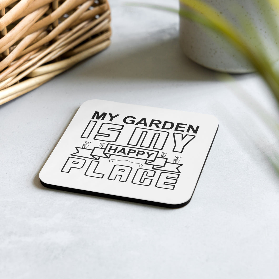 'My Garden Is My Happy Place' Coaster