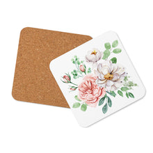 Load image into Gallery viewer, English Rose Cork-Back Coasters (1, 2, 4 or 6)