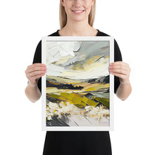 Load image into Gallery viewer, Framed Abstract Landscape Print, 12&quot; x 16&quot;