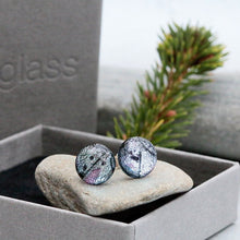 Load image into Gallery viewer, Mere Glass IDA Exquisite Studs - Silver