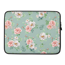 Load image into Gallery viewer, English Rose Print Laptop Sleeve