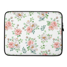 Load image into Gallery viewer, English Rose Print Laptop Sleeve