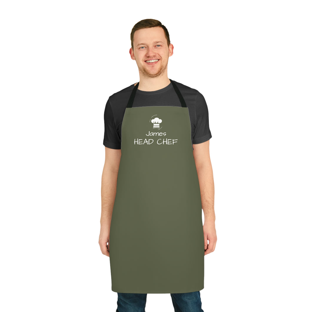 Personalised Name 'Head Chef' Apron [4 Colours]