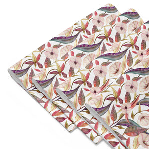 Morning Glory Floral Placemat Set (4)