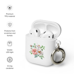 English Rose Rubber Case for AirPods®