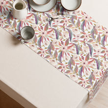 Load image into Gallery viewer, Morning Glory Floral Table Runner