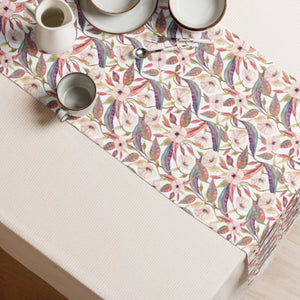 Morning Glory Floral Table Runner