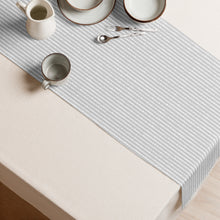 Load image into Gallery viewer, Grey Striped Table Runner