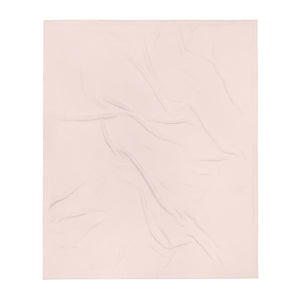 Rose Pink Silky Soft Throw Blanket, 50" x 60"