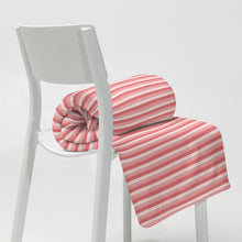 Load image into Gallery viewer, Rose Pink Striped Silky Soft Throw Blanket, 50&quot; x 60&quot;