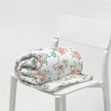 Load image into Gallery viewer, English Rose Throw Blanket, 50&quot; x 60&quot; [White]