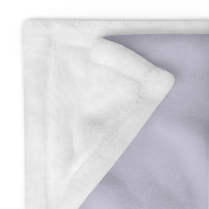 Iris Purple Silky Soft Throw Blanket, 50" x 60"