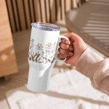 Load image into Gallery viewer, Wildflower Travel Mug With Handle