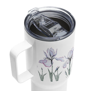 Iris Travel Mug With Lid & Handle, 25 Oz