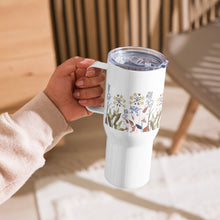 Load image into Gallery viewer, Wildflower Travel Mug With Handle