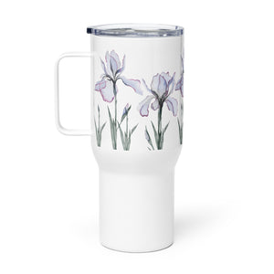 Iris Travel Mug With Lid & Handle, 25 Oz