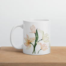 Load image into Gallery viewer, Tulips White Glossy Mug