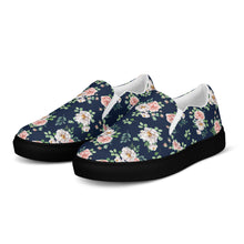 Load image into Gallery viewer, Women’s Rose Print Slip-On Canvas Shoes