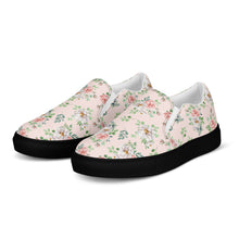 Load image into Gallery viewer, Women’s Rose Print Slip-On Canvas Shoes