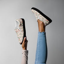 Load image into Gallery viewer, Women’s Rose Print Slip-On Canvas Shoes