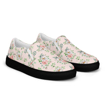 Load image into Gallery viewer, Women’s Rose Print Slip-On Canvas Shoes